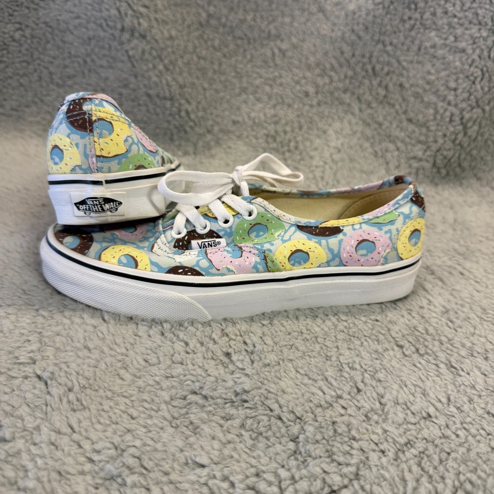 Vans Canvas Sneakers Low Top Men 5.5 Womens 7 Doughnut Late Night Skyway Shoe